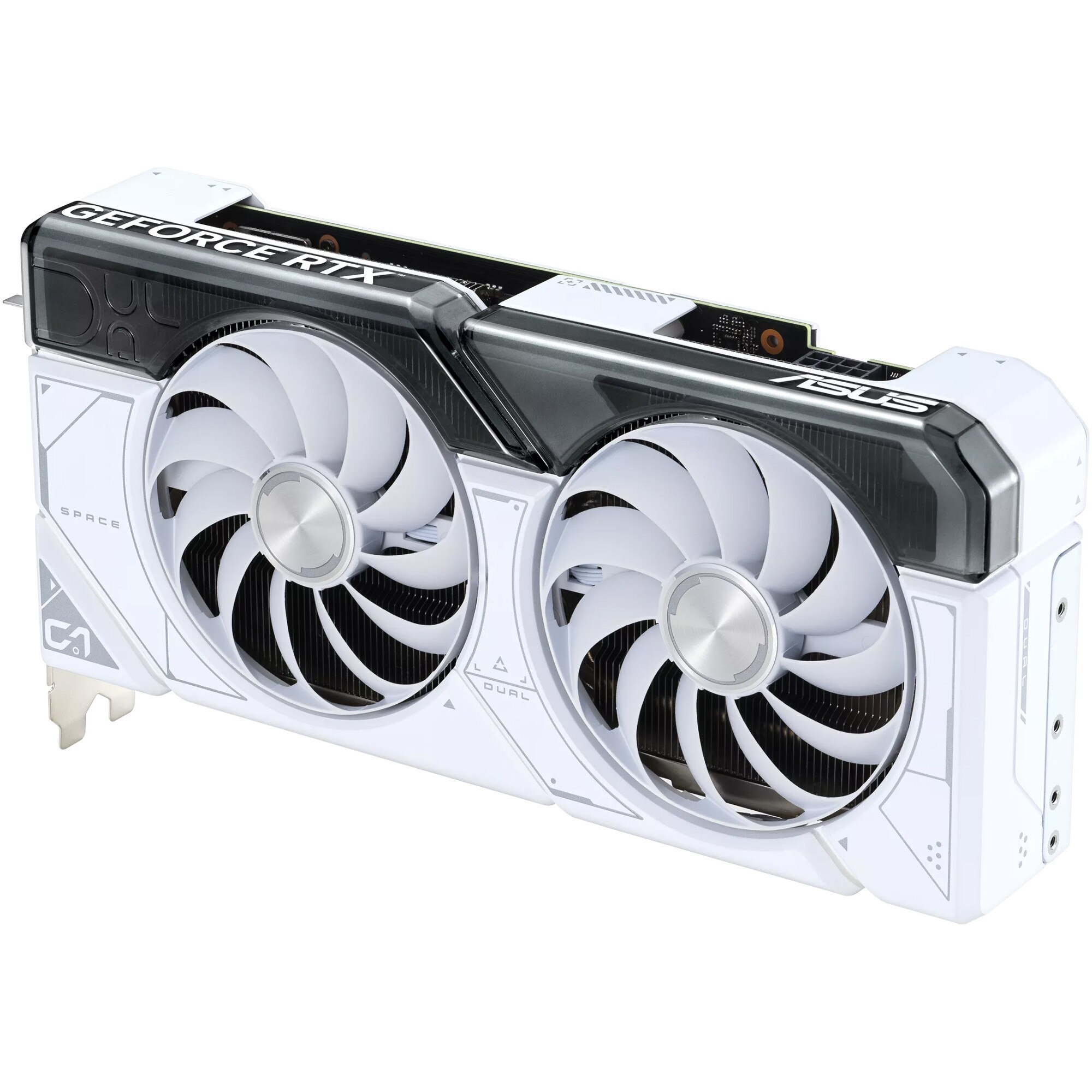Placa video ASUS Dual GeForce RTX 4070 White OC, 12GB GDDR6X, 192