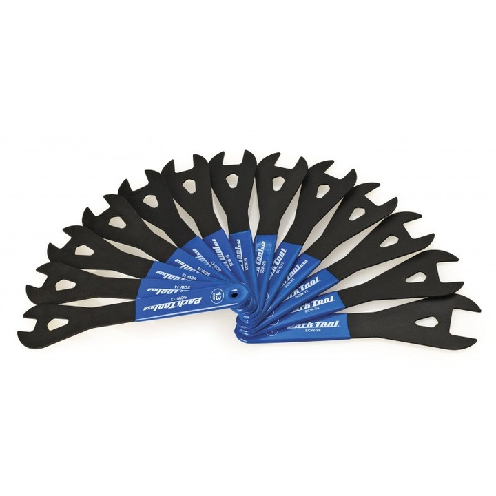 Set chei bicicleta, Park Tool, SCW-SET.3, Otel, Negru/Albastru, 13-28 mm