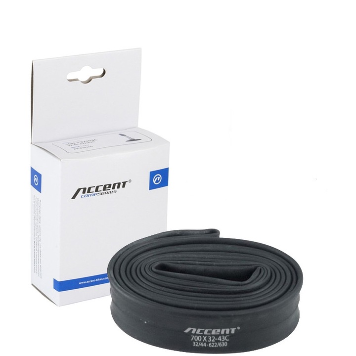 Камера за гуми на велосипед, Accent, Гума, Черна
