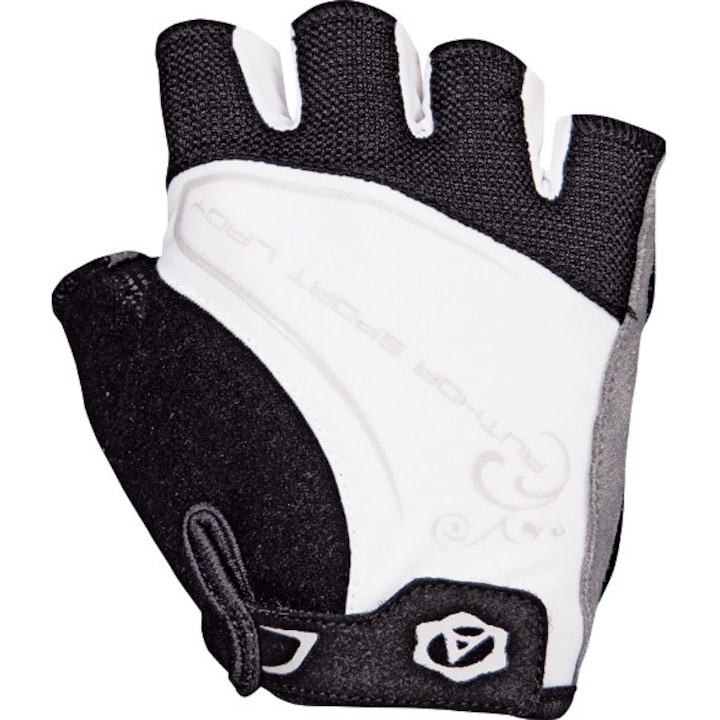 Manusi Lady Comfort Gel dama, Author, Piele ecologica/Lycra, Alb/Negru, L