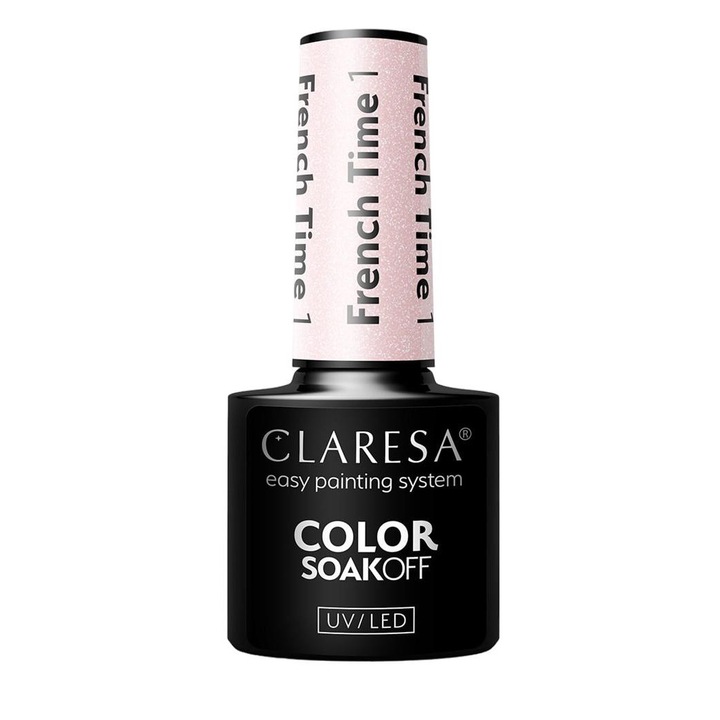 Lac de unghii hibrid French Time, Claresa, 5g
