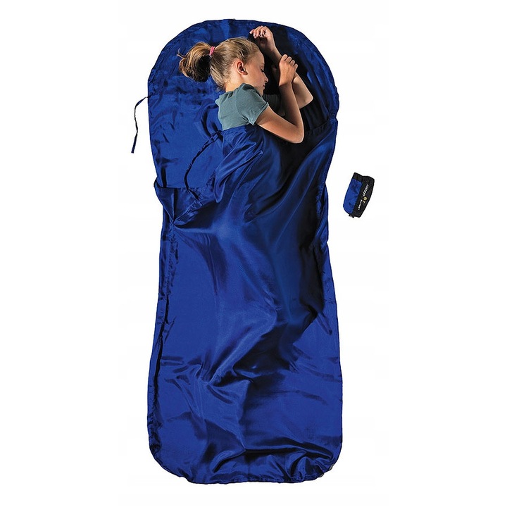 Incarcatura de sac de dormit pentru copii Cocoon, 100% matase, 180x76cm, 95g
