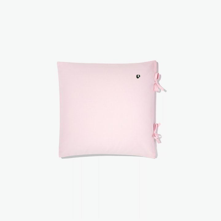 Fata de perna din bumbac 40x40 roz deschis