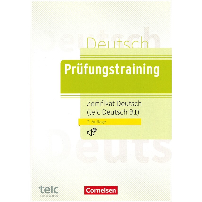 Prufungstraining DaF Zertifikat Deutsch/telc Deutsch B1 Ubungsbuch ...