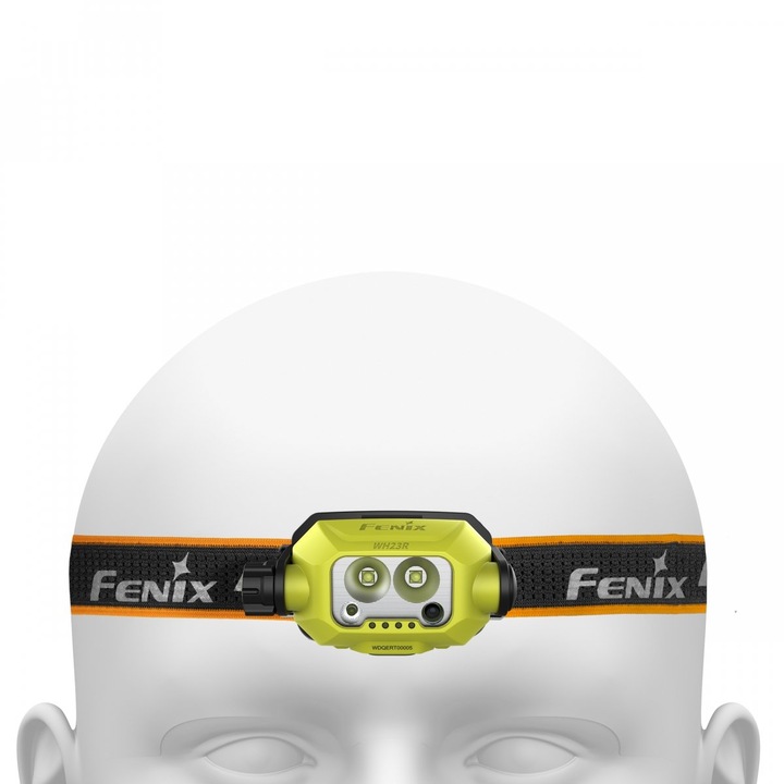 LED фенер челник, Fenix, черен