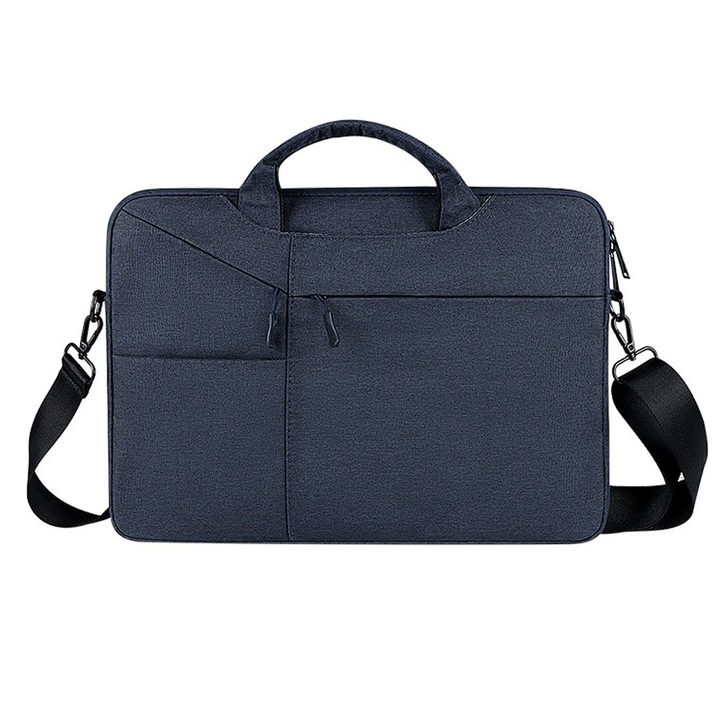 HERUSI laptop táska 14.1-15.4 inch, vízálló, könnyű, fekete