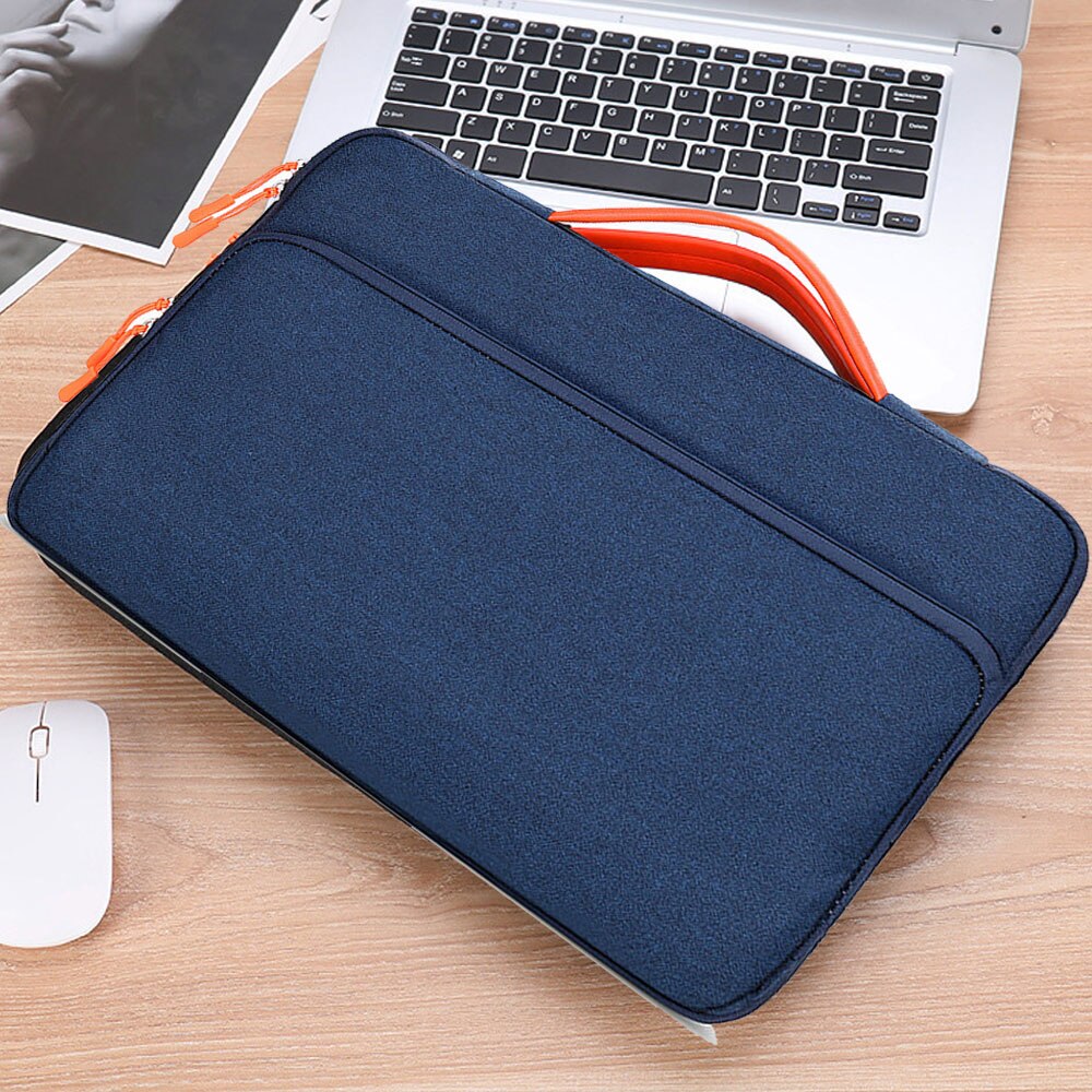 Geanta laptop 14 inch, business casual, poliester, negru