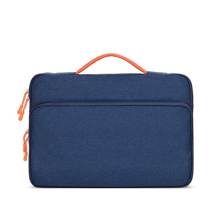 Laptoptáska 14 hüvelykes, üzleti alkalmi, poliészter, fekete