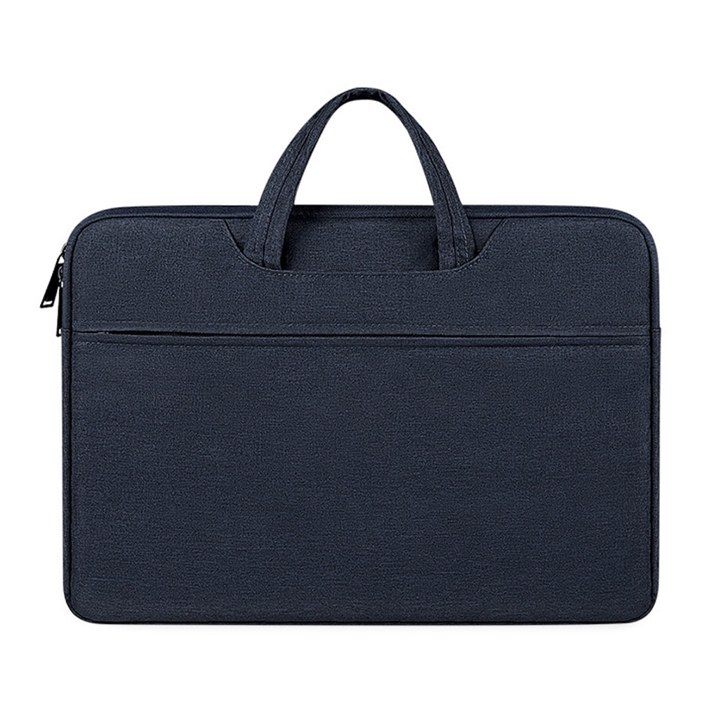 Husa Laptop Rezistenta la Apa, Oxford, Albastru Inchis, 36.5x27.5x3cm