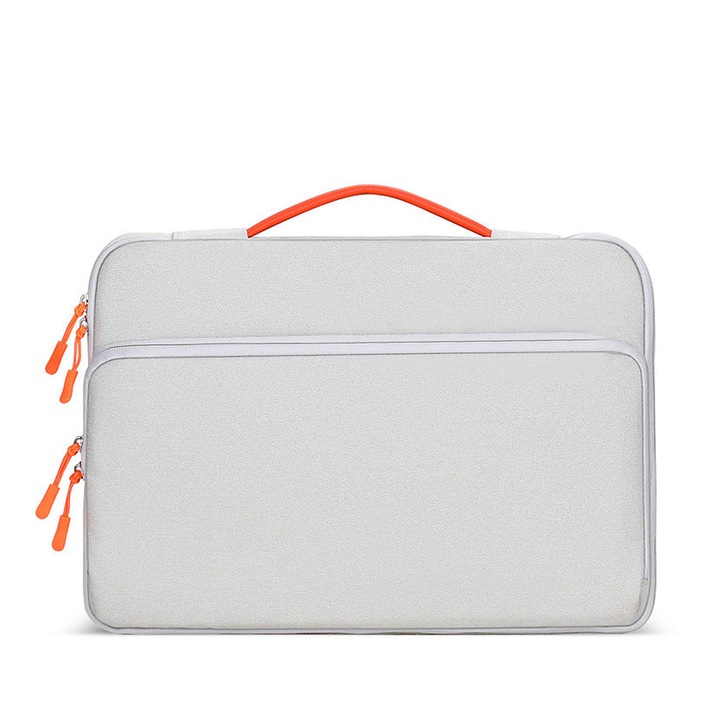 Laptoptáska 14 hüvelykes, üzleti alkalmi, poliészter, fekete