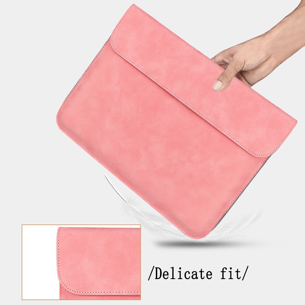 Husa de protectie din piele pentru computer, catarama magnetica invizibila, impermeabila si rezistenta la uzura