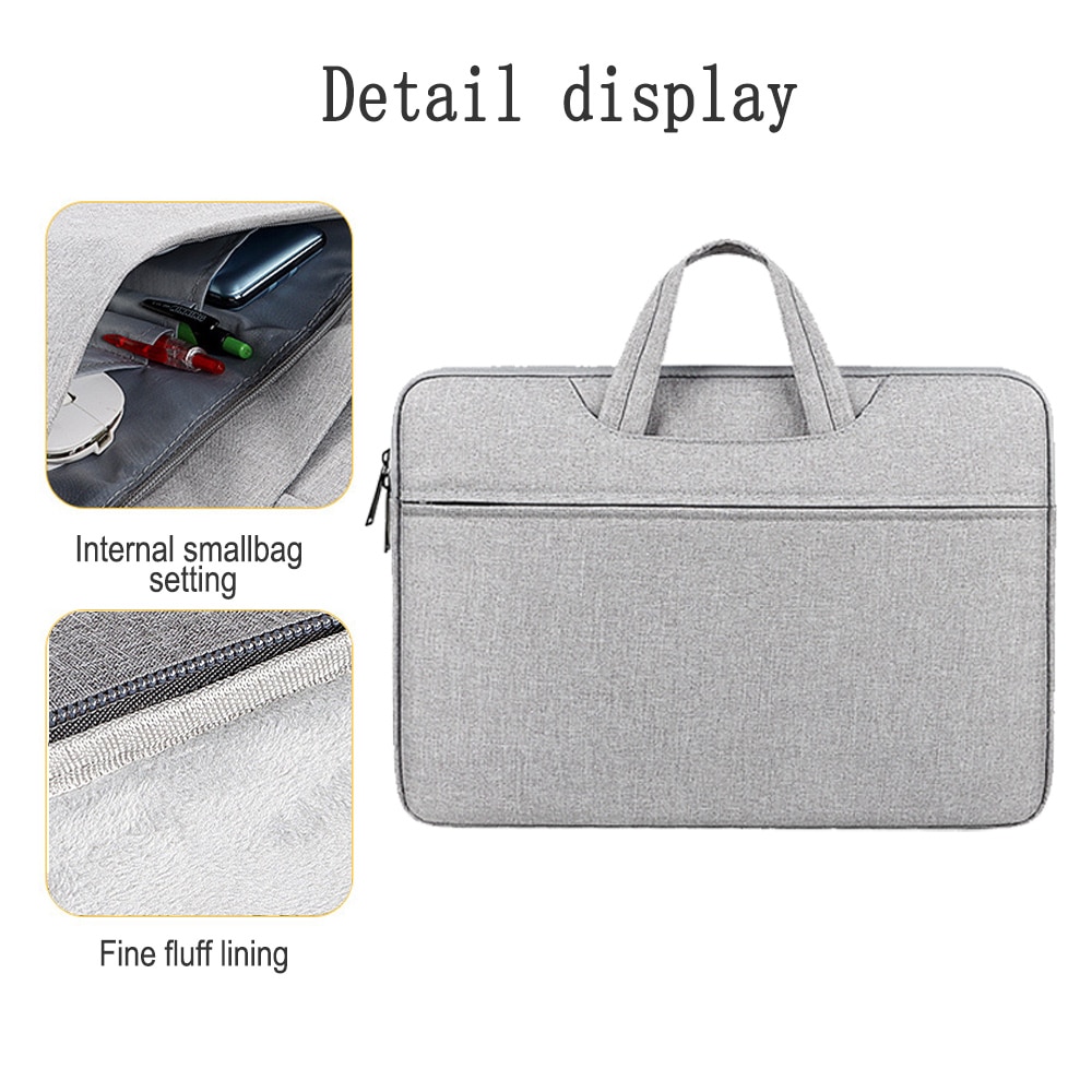 Husa laptop rezistenta la apa, gri, 36.5x27.5x3cm