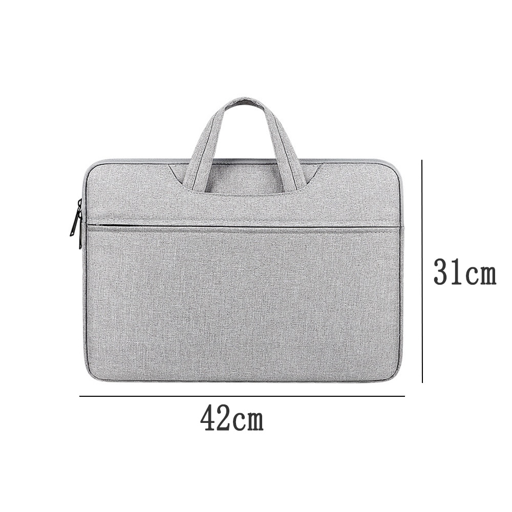 Husa laptop rezistenta la apa, gri, 36.5x27.5x3cm