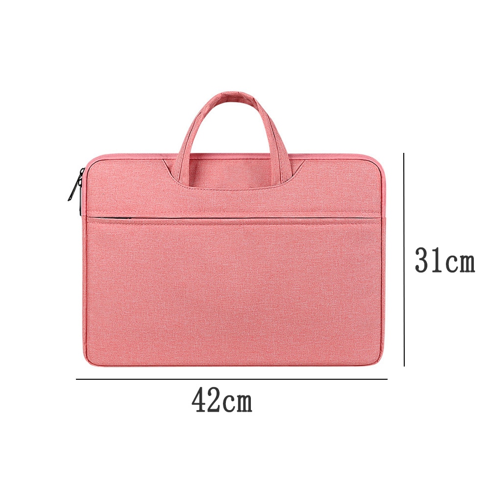 Husa laptop rezistenta la apa, roz, 36.5x27.5x3cm