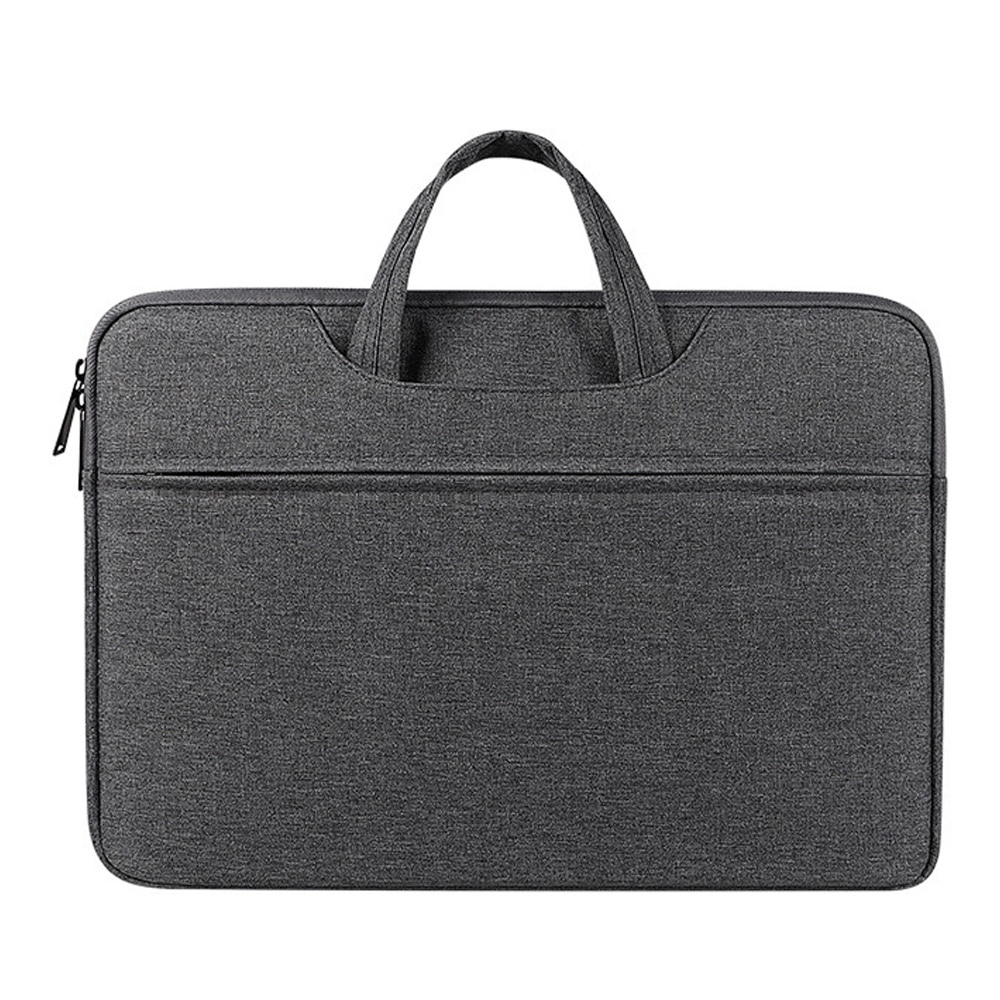 Husa laptop rezistenta la apa, gri inchis, 36.5x27.5x3cm, pentru 13.3 inch