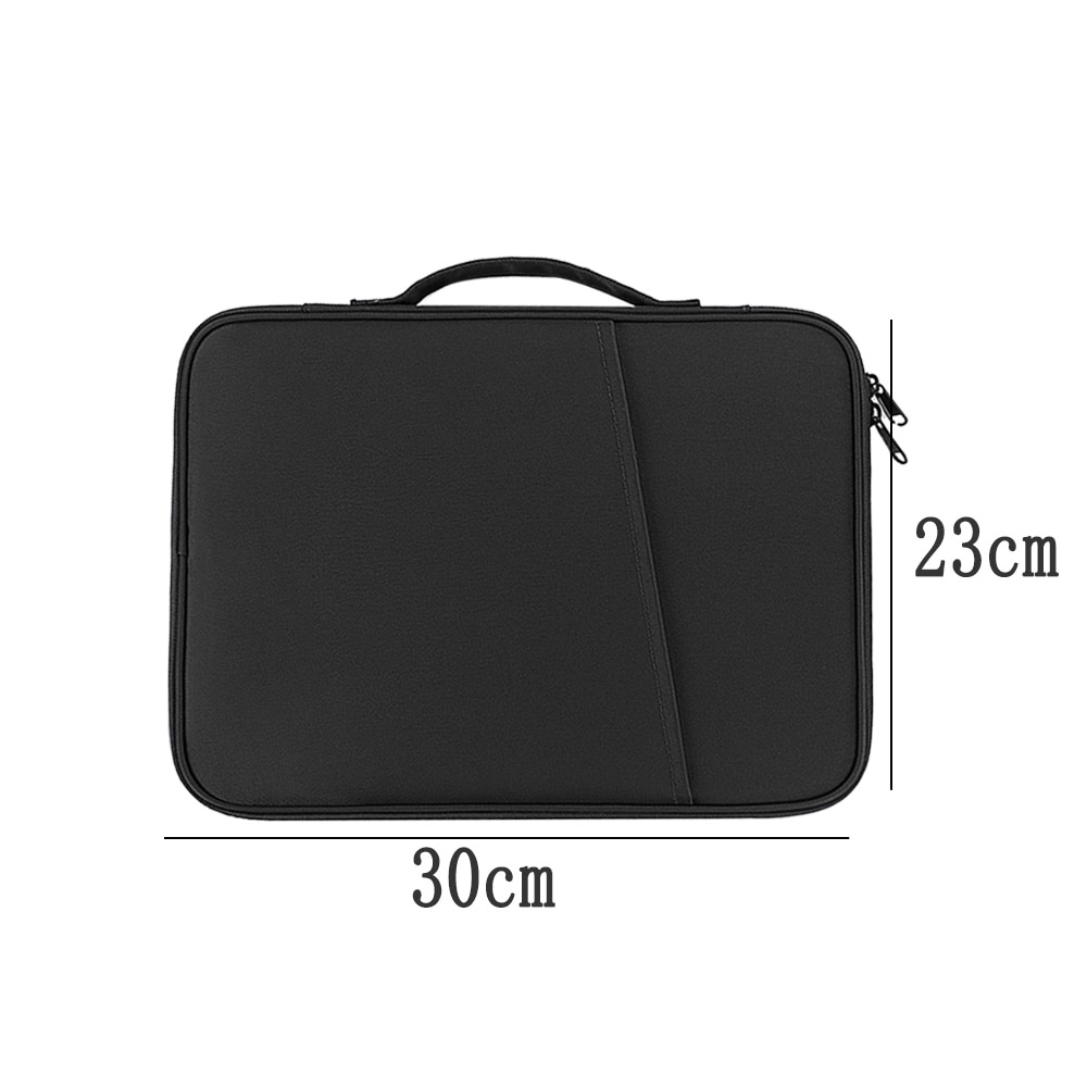 Geanta pentru laptop/tableta BGHYHYHI, 10.8-11 inch, poliester impermeabil, neagra