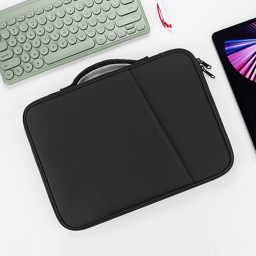 Geanta pentru laptop/tableta BGHYHYHI, 10.8-11 inch, poliester impermeabil, neagra