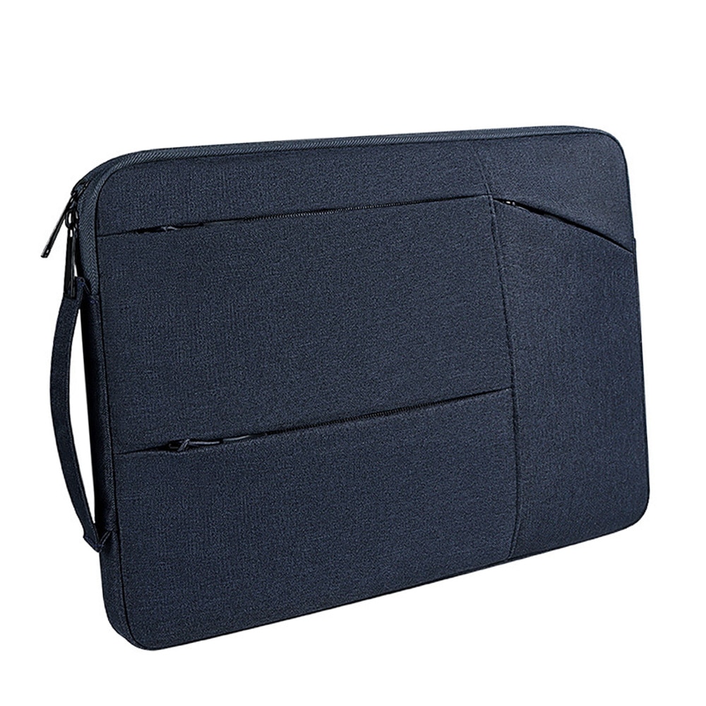 Geanta servieta impermeabila pentru laptop de 13, 3 inch, geanta protectoare pentru notebook si tableta de 360°, 13, 3 inch - albastru inchis