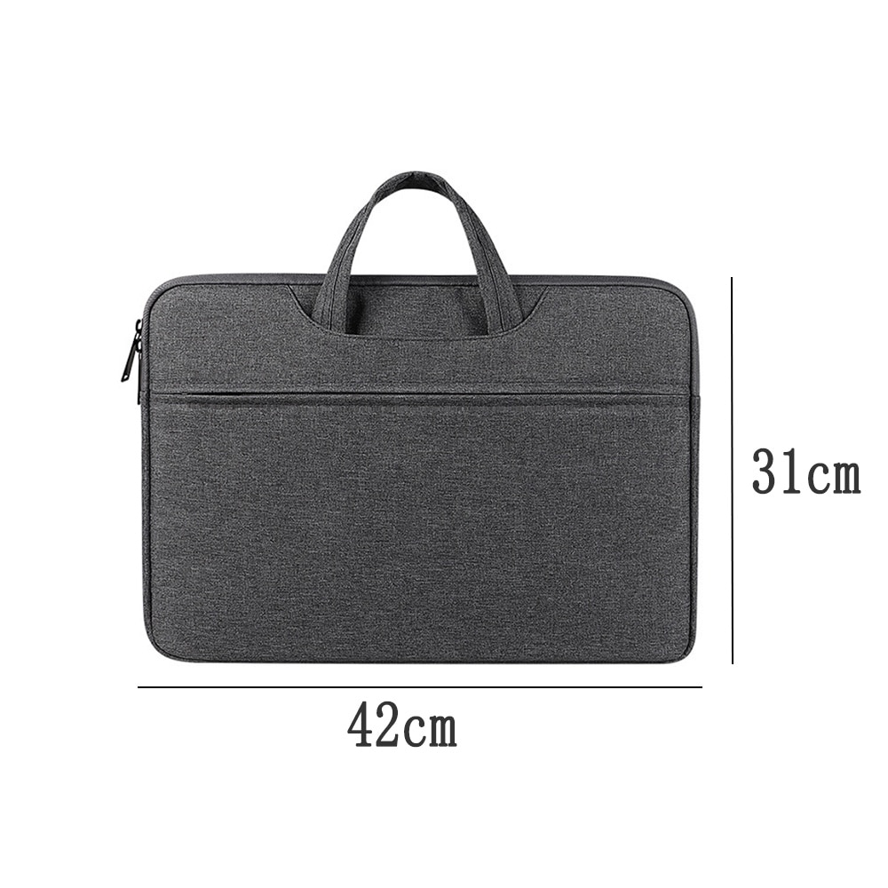 Husa laptop rezistenta la apa, gri inchis, 36.5x27.5x3cm, pentru 13.3 inch