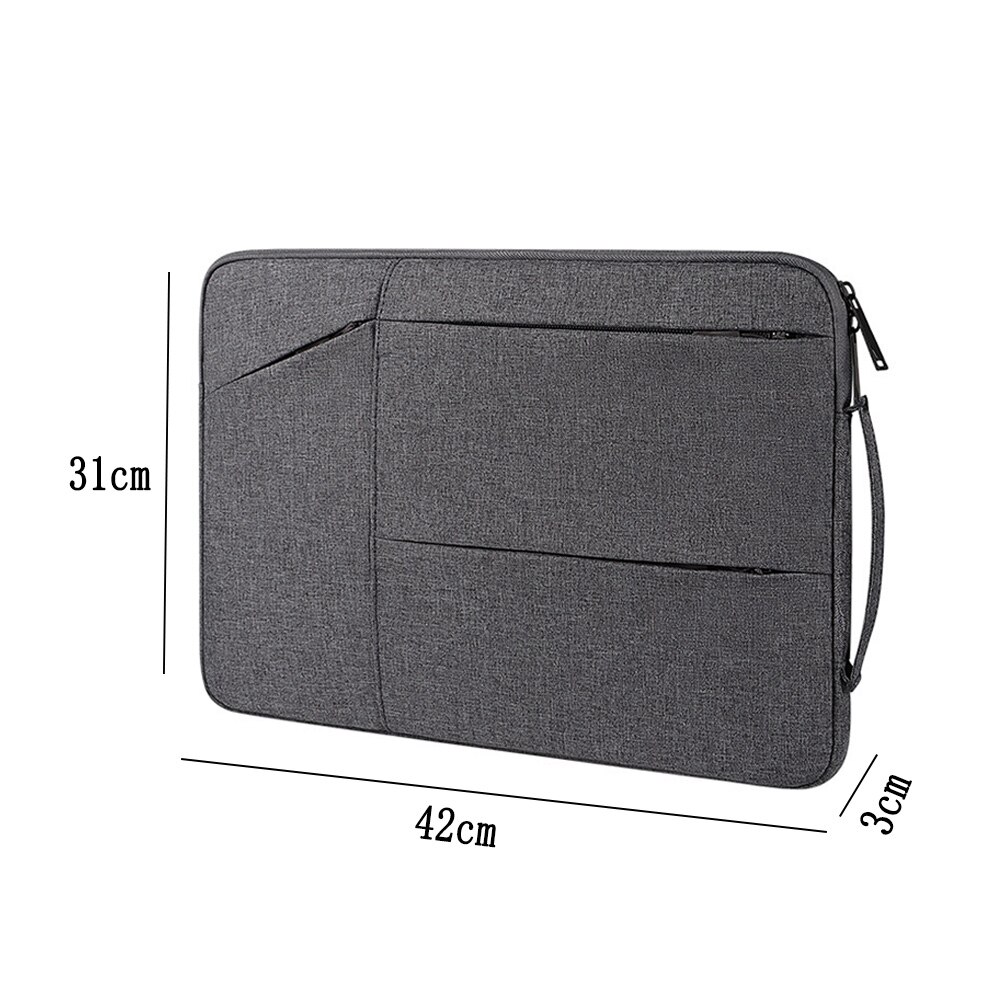 Geanta laptop HERUSI 15.6 inch, impermeabila, captuseala moale, 42x31x3cm