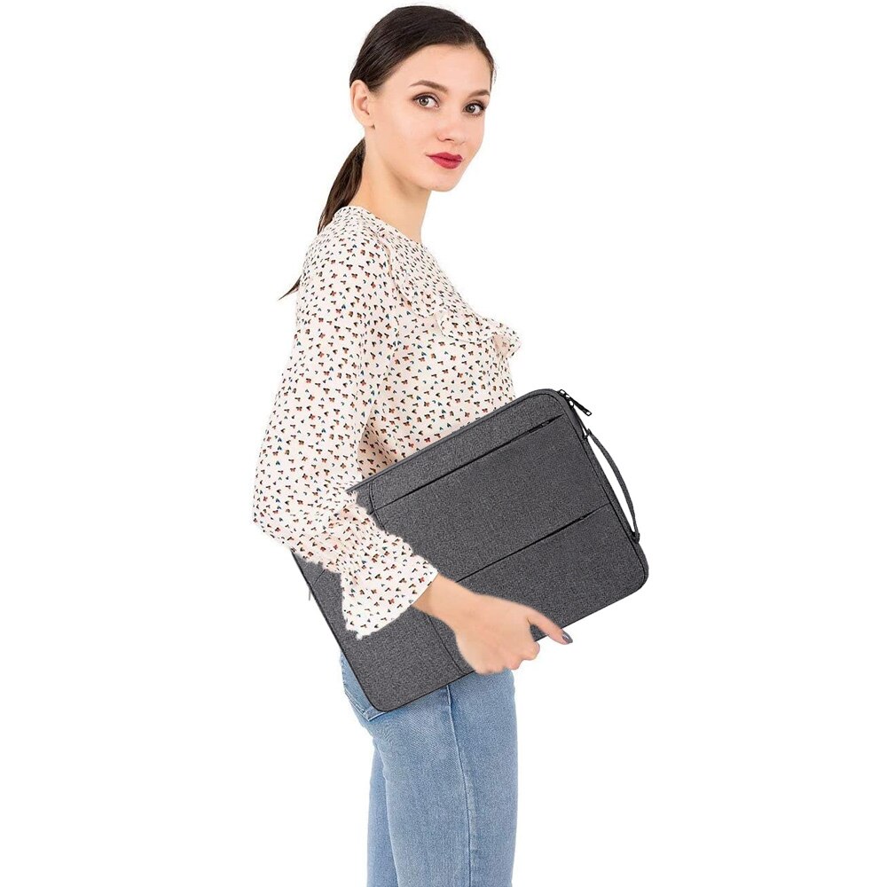 Geanta laptop HERUSI 15.6 inch, impermeabila, captuseala moale, 42x31x3cm