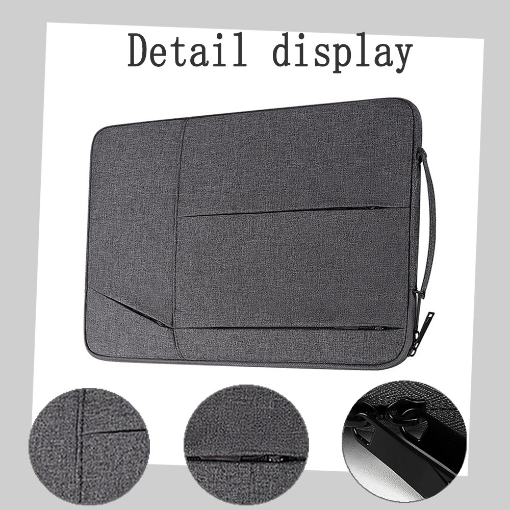 Geanta laptop HERUSI 15.6 inch, impermeabila, captuseala moale, 42x31x3cm