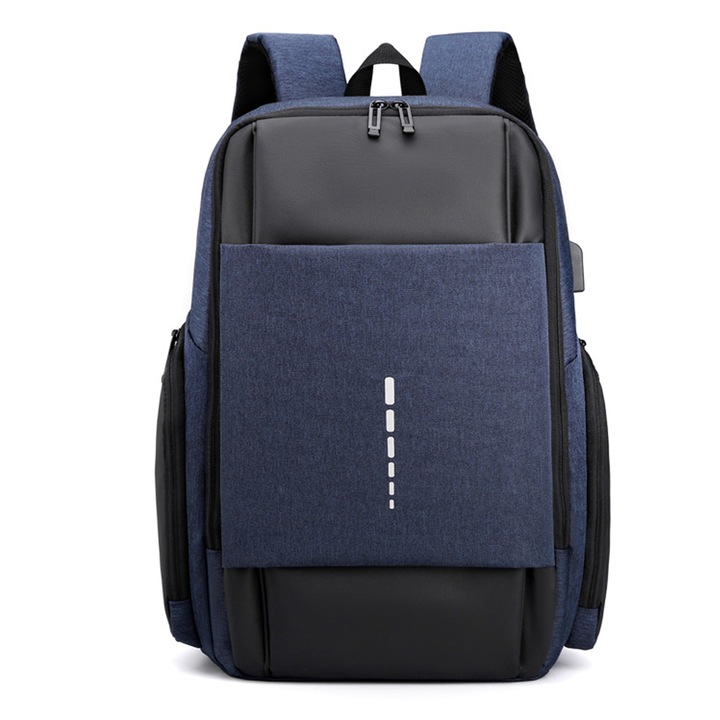 Rucsac laptop, Poliester, 15.6 inch, Albastru