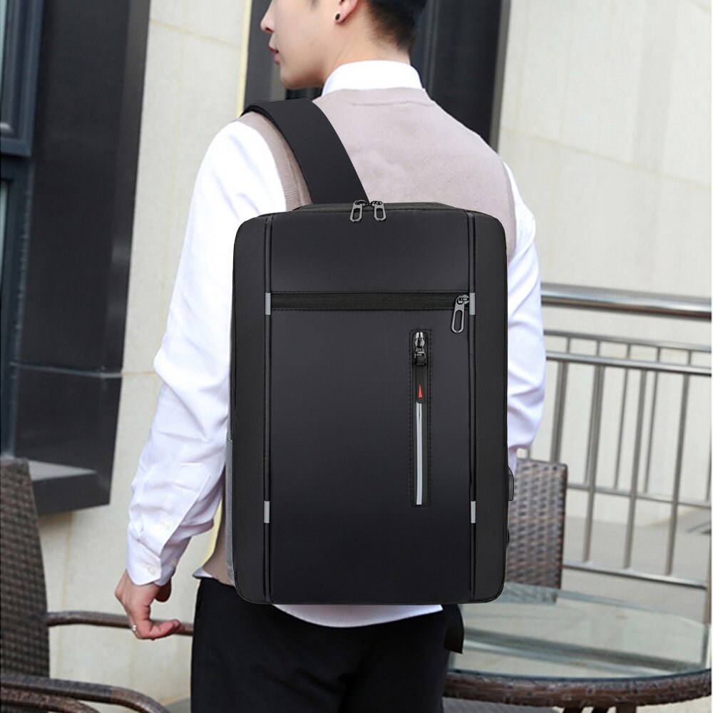 Rucsac laptop AMRINUGL, capacitate mare, impermeabil, negru, 15.6 inch