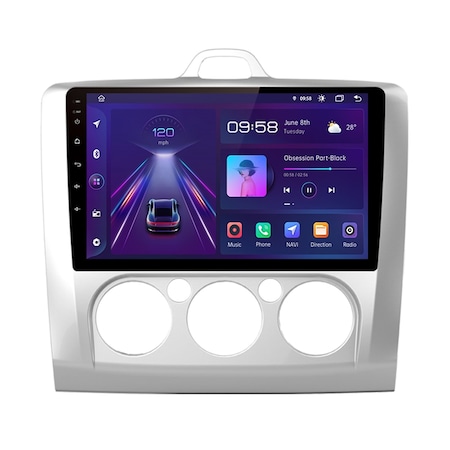 Navigatie android 12 Ford Focus 2- 2004-2011 -32 Gb memorie interna-2 Grm