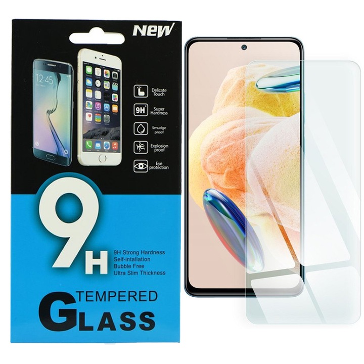 Xiaomi Redmi Note 12 Pro 5G (Globál) / Note 12 Pro Plus 5G (12 Pro+ 5G) / Poco X5 Pro 5G kompatibilis üvegfólia, előlapi, edzett