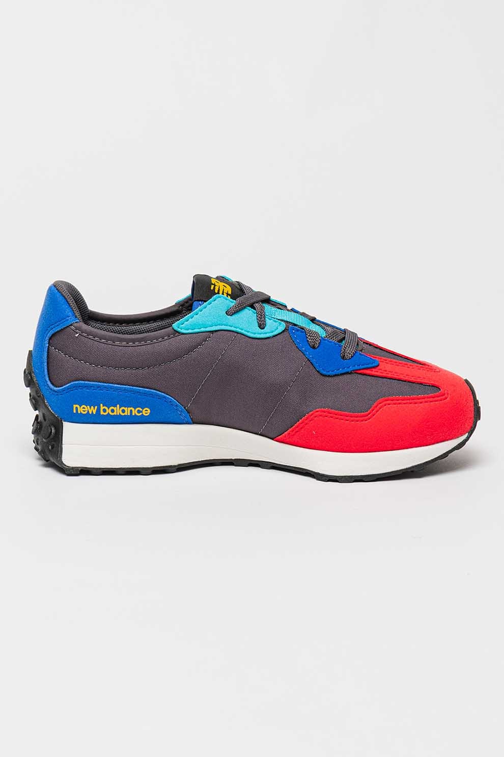 New Balance, Pantofi sport cu aspect colorblock 327, Multicolor