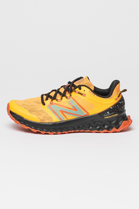 New Balance, Pantofi de plasa cu model, pentru alergare Garoe, Portocaliu neon