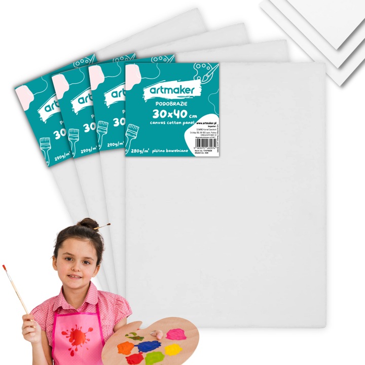 Artmaker vászon készlet, 4 db, 30x40 cm