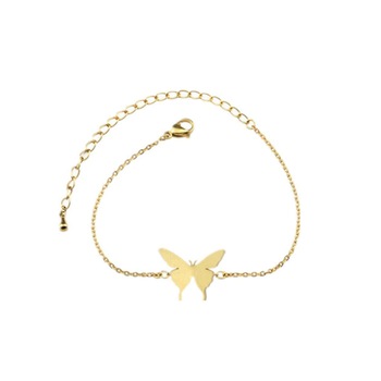 Bratara de mana de dama pentru femei fete iubita cu pandantiv medalion tip Charm sub forma Fluture Fluturas din aliaj Auriu Gold (Ambalaj CADOU CUTIE) Bratara de mana de dama pentru femei fete iubita cu pandantiv medalion tip Charm sub forma Fluture Fluturas din aliaj Auriu Gold (Ambalaj CADOU CUTIE)