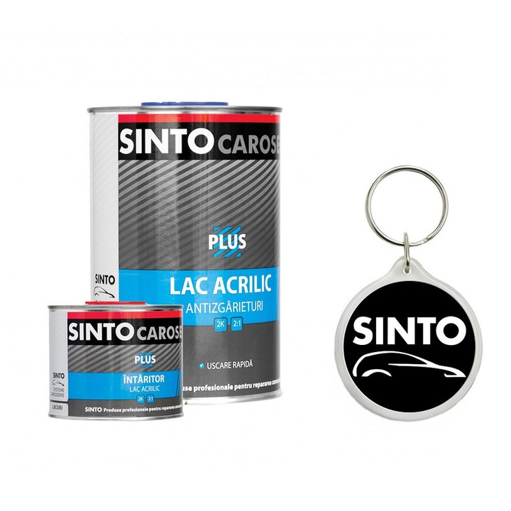 Set Filler Acrilic `Plus` 5:1 Cu Intaritor. Negru (0.75L + 0.15L) Sinto cu Breloc Sinto