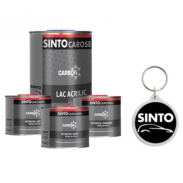 Set Lac Acrilic Carbon 2:1 (1L) Sinto cu Breloc Sinto