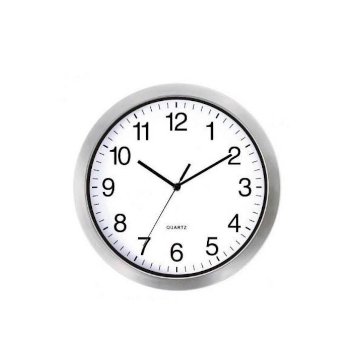 Falióra Sal SWC 30, nagy számlap, ezüst, átmérő 30 cm