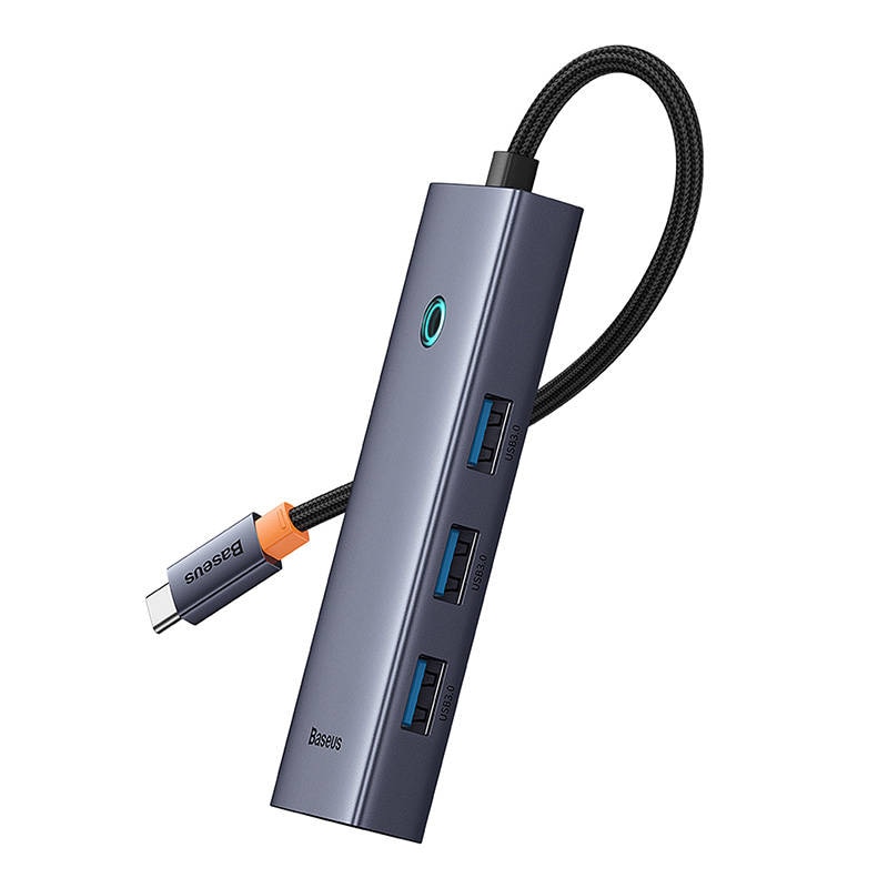Support pour ordinateur portable multifonction Acefast HUB USB Type C - 2x  USB 3.2 Gen 1 (3.0, 3.1 Gen 1) / TF, SD / HDMI 4K@60Hz / RJ45 1Gbps / PD