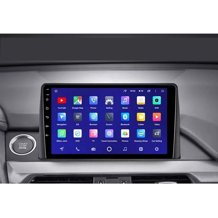 Mazda 6 navigáció 2018-2021 között, NAVIGPS, 4 GB RAM és 32 GB ROM, QLED 9 hüvelykes kijelző, Wireless Carplay és Android Auto, Octacore processzor, 4G sim slot, DSP hang, tolatókamera, Bluetooth, USB, Wi Fi, rádió