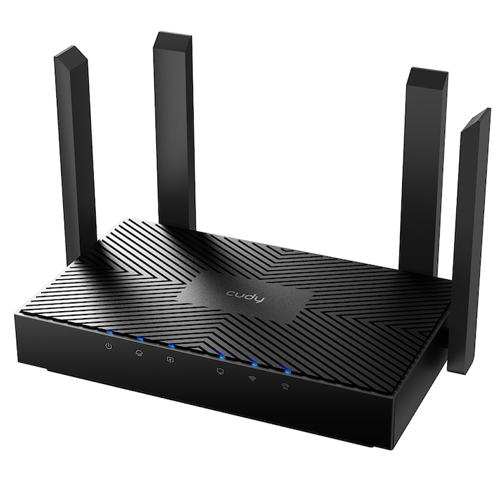 Безжичен рутер Cudy WR3000, AX3000, Dual-Band, Wi-Fi 6, Dual-Core 1.3GHz, Cudy Mesh