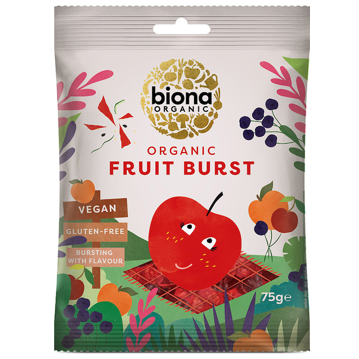 Jeleuri Fruit Burst Bio fara Gluten Biona, 75g