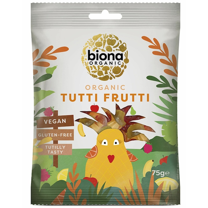 Jeleuri Tutti Frutti Bio fara Gluten Biona, 75g