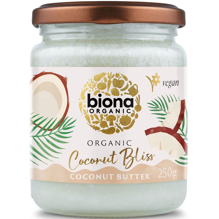 Crema de Cocos Tartinabil Coconut Bliss Bio Biona, 250g