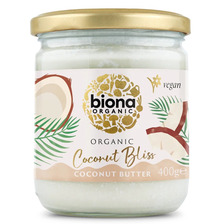 Crema de Cocos Tartinabil Coconut Bliss Bio Biona, 400g