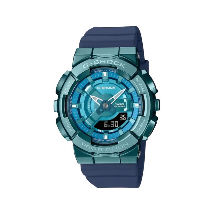 Дамски часовник Casio, G-SHOCK GM-S110LB-2AER, Blue