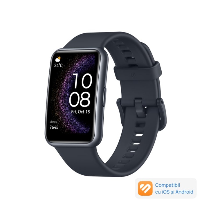 Smartwatch Huawei Watch FIT SE, Silicone Strap, Starry Black