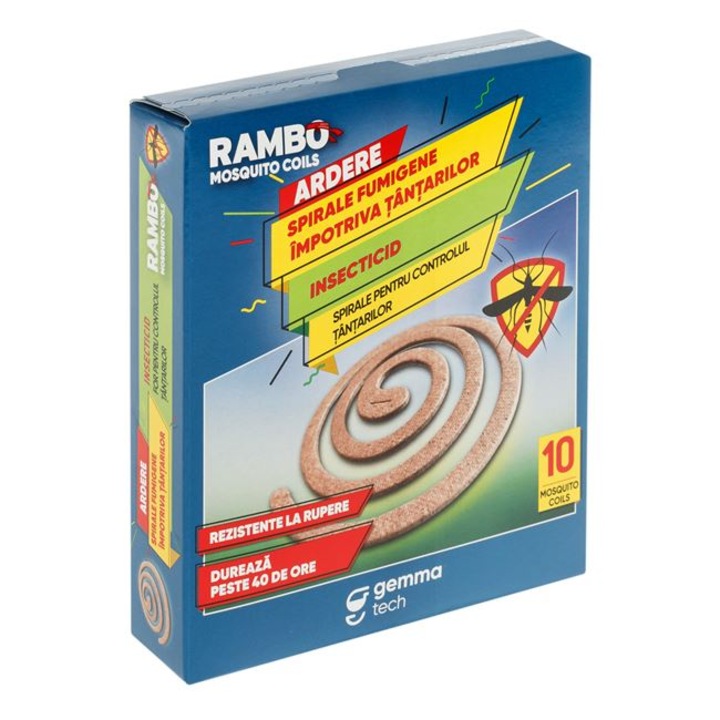 Szúnyog elleni spirálkészlet kültérre, 10 db