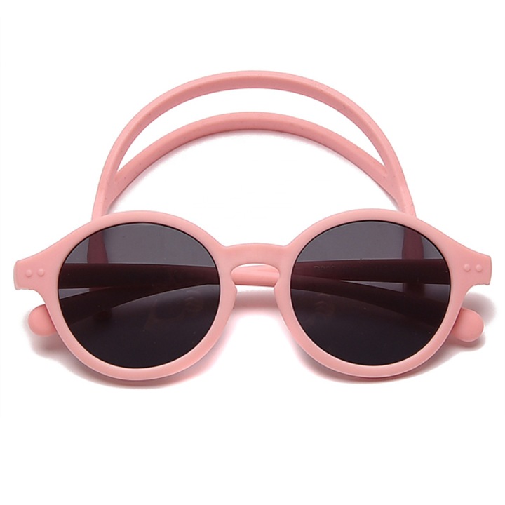 Ochelari de soare pentru copii, 0-12 luni, protectie UV, Sun Baby, roz