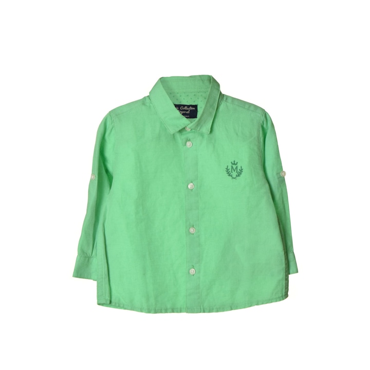 Риза с дълъг ръкав за момчета Mayoral, Зелена, 68см