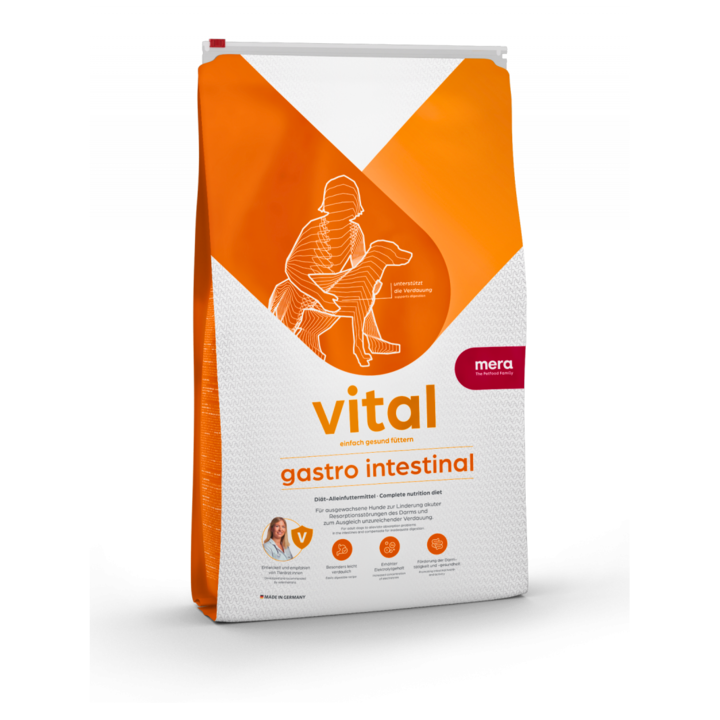 Hrana dietetica pentru caini Mera Vital, Gastro Intestinal, 10 Kg